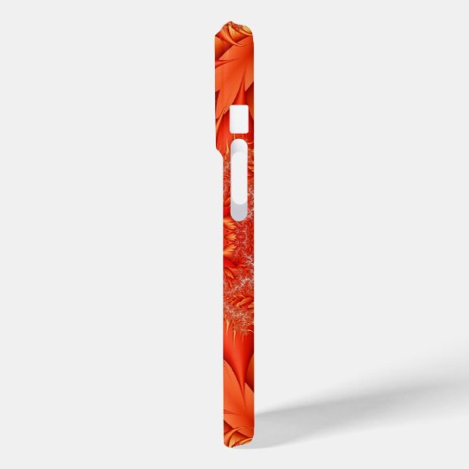 Featherfractaal ontwerp - rood Case-Mate iPhone case (Achterkant / Links)