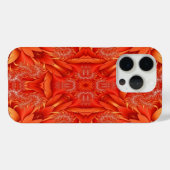 Featherfractaal ontwerp - rood Case-Mate iPhone case (Achterkant (horizontaal))