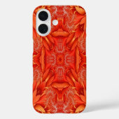 Featherfractaal ontwerp - rood Case-Mate iPhone case (Achterkant)