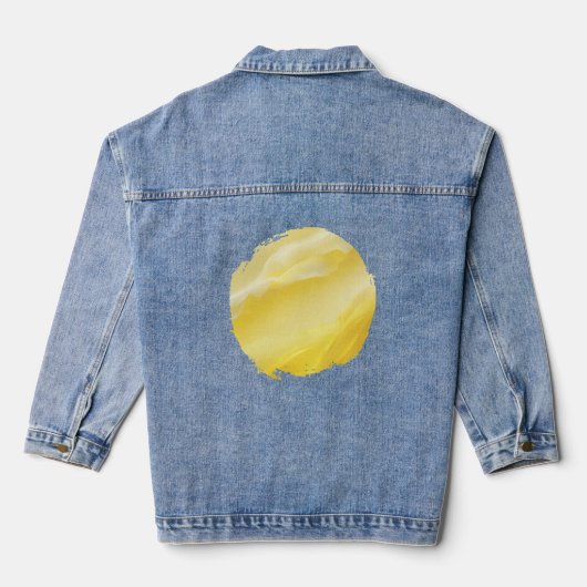 Featherlight Bloom Denim Jacket (Achterkant)
