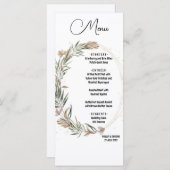 Featherlight Flat Menu Wit (Voorkant / Achterkant)