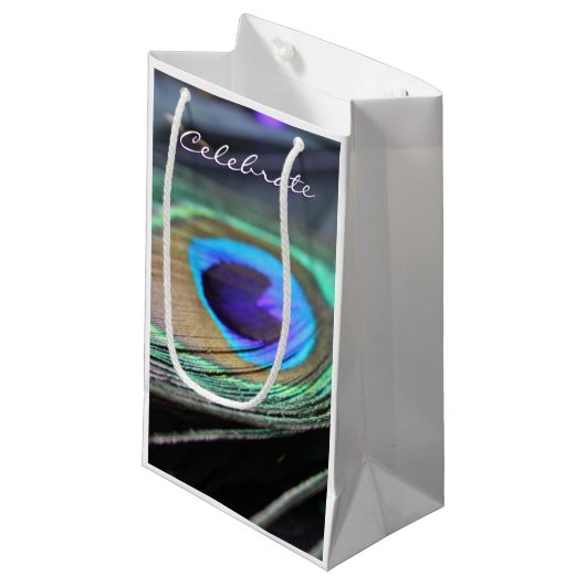 Featherpartij voor aangepaste cadeautas van Bright (Voorkant Gekanteld)