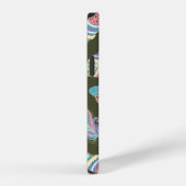 Feathers Boho Seamless Pattern. Etnische stam iPhone Hoesje (Rechterkant)