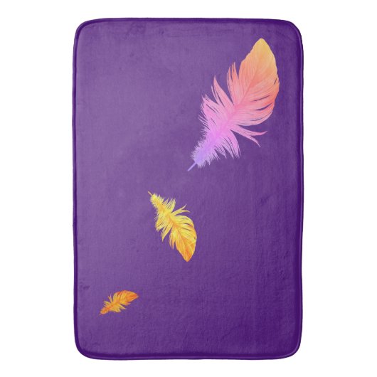 Feathers Design Bath Mat (Voorkant Verticaal)