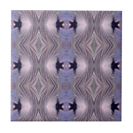 Feathers Diamond Pattern Tegeltje (Voorkant)