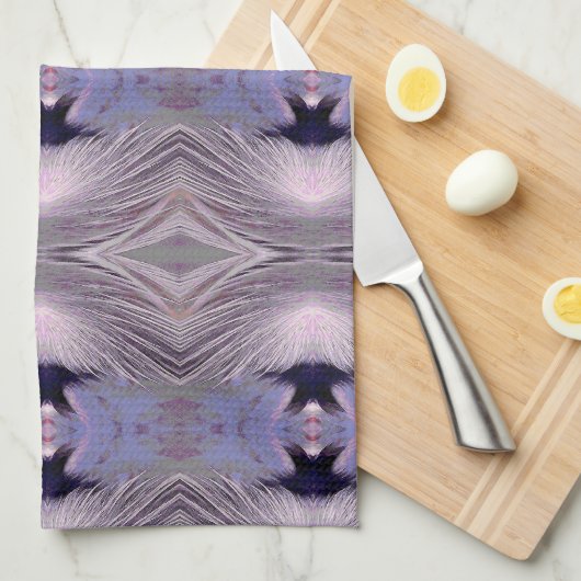 Feathers Diamond Pattern Theedoek (Quarter Fold)