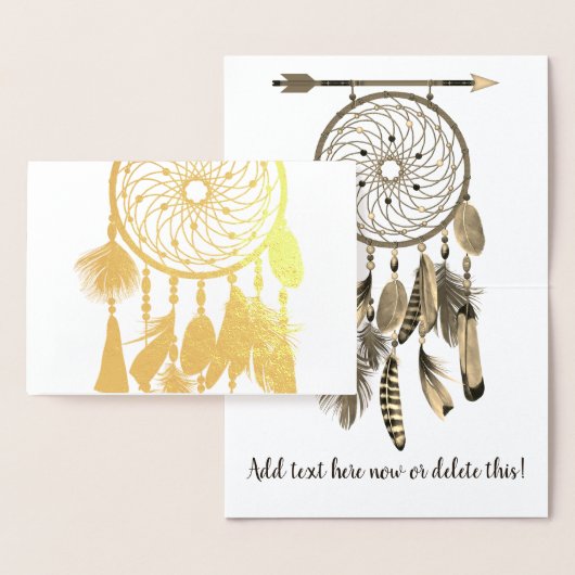 Feathers Drocatcher | Voor elk geval Folie Kaarten (Display)