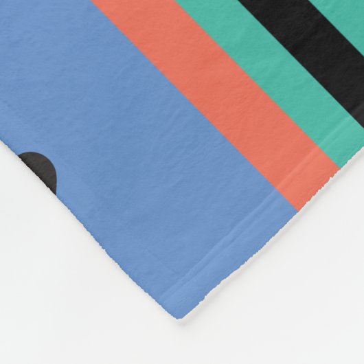 Feathers en Kokopelli Fleece Blanket (Hoek)