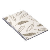 Feathers Falling Journal - Glitter Notitieboek (Rechterzijde)
