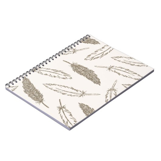 Feathers Falling Journal - Glitter Notitieboek (Linkerzijde)