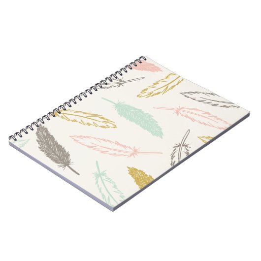 Feathers Falling Journal - Ivoor Notitieboek (Linkerzijde)