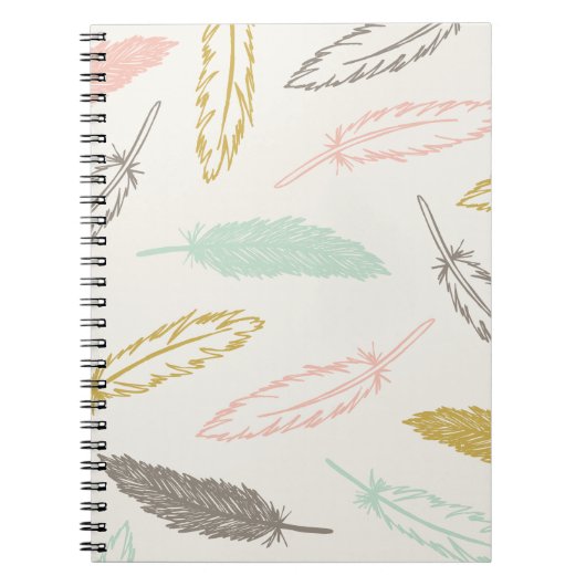 Feathers Falling Journal - Ivoor Notitieboek (Voorkant)