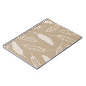 Feathers Falling Journal - Kraft Notitieboek (Linkerzijde)