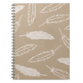 Feathers Falling Journal - Kraft Notitieboek (Voorkant)