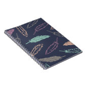 Feathers Falling Journal - Middernacht Notitieboek (Rechterzijde)