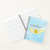 Feathers Float uit Heaven Prayer Journal Notitieboek (Binnen)