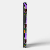 Feathers in Focus: Een Collage van Kippen Hanen Case-Mate iPhone Case (Achterkant / Rechts)