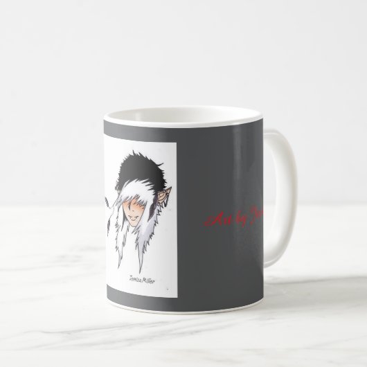 Feathers in the Wind Mug Koffiemok (Voorkant rechts)