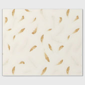 Feathers Luxe Moderne Boho Collectie Cadeaupapier (Vlak)