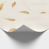 Feathers Luxe Moderne Boho Collectie Cadeaupapier (Hoek)