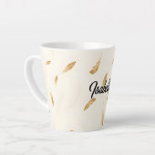 Feathers Luxe Moderne Boho Collectie Latte Mok (Linkerhoek)