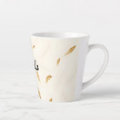 Feathers Luxe Moderne Boho Collectie Latte Mok (Rechts)