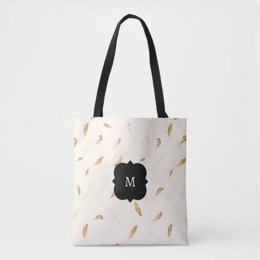 Feathers Luxe Moderne Boho Collectie Tote Bag (Voorkant)