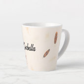 Feathers Luxe Populaire Boho Collectie Latte Mok (Rechterhoek)