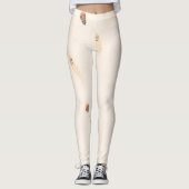 Feathers Luxe Populaire Boho Collectie Leggings (Voorkant)