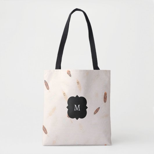 Feathers Luxe Populaire Boho Collectie Tote Bag (Voorkant)