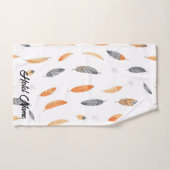 Feathers Luxe Trendy Boho Collectie Bad Handdoek (Handdoek)