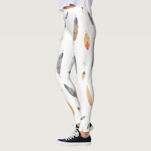 Feathers Luxe Trendy Boho Collectie Leggings (Links)