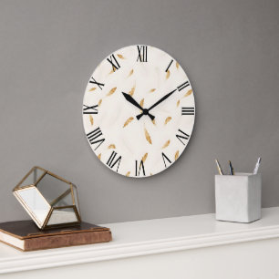 Feathers Luxury Modern Boho Collectie Grote Klok