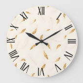 Feathers Luxury Modern Boho Collectie Grote Klok (Voorkant)