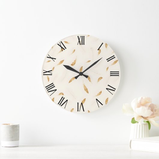 Feathers Luxury Modern Boho Collectie Grote Klok (Huis)