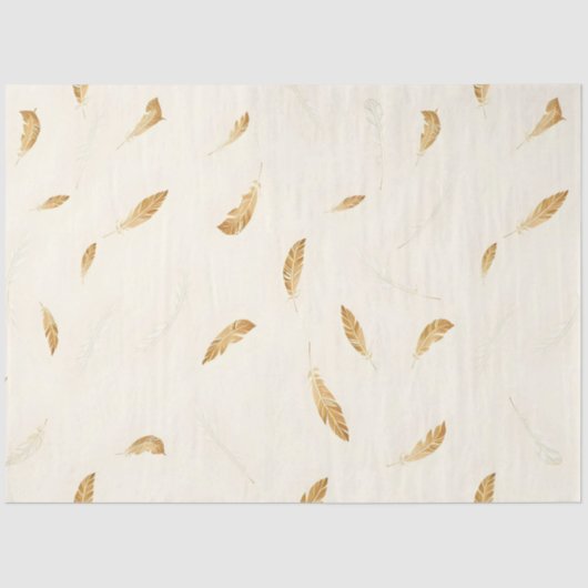 Feathers Luxury Modern Boho Collectie Tissuepapier (Voorkant)