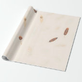 Feathers Luxury Popular Boho Collection Cadeaupapier (Uitgerold)