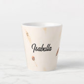 Feathers Luxury Popular Boho Collection Latte Mok (Voorkant)