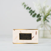 Feathers Luxury Popular Boho Collection Visitekaartje (Staand voorkant)