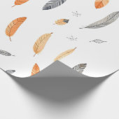Feathers Luxury Trendy Boho Collection Cadeaupapier (Hoek)