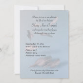 Feathers - Persoonlijke begrafenis / Life Celebrat Kaart (Achterkant)