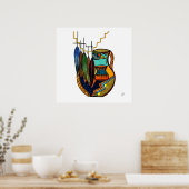 Feathers & Pot Spirit Reproduction Poster (Keuken)