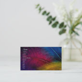 Feathers-profielkaart Visitekaartje (Staand voorkant)