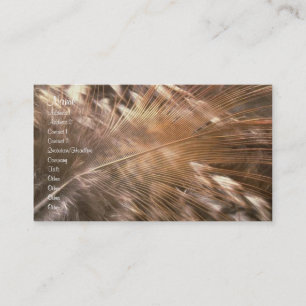 Feathers-profielkaart Visitekaartje