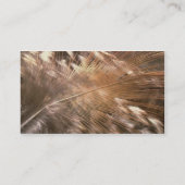 Feathers-profielkaart Visitekaartje (Achterkant)
