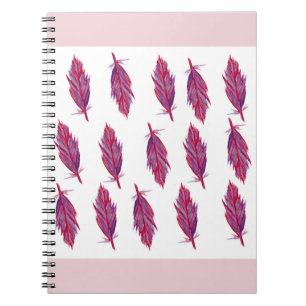 Feathers Waterverf Photo Notitieboek (80 pagina's 