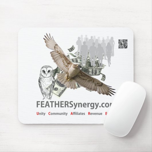 FEATHERSynergie - Muismat (Met muis)