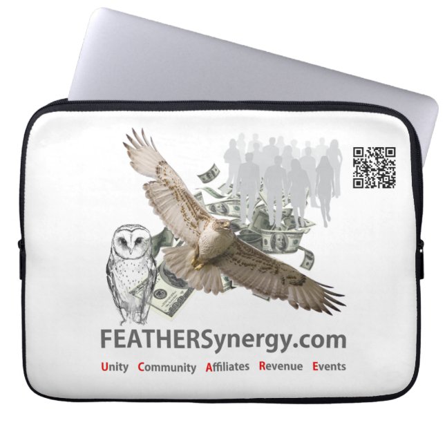 FEATHERSynergy - laptophoes van 13 inch Laptop Sleeve (Voorkant)