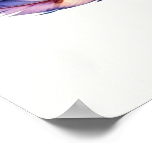 Featherweight Feather - MMA Kick Boxing Gym Lover Poster (Hoek)