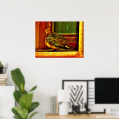 Feathery Dove Poster (Thuiskantoor)